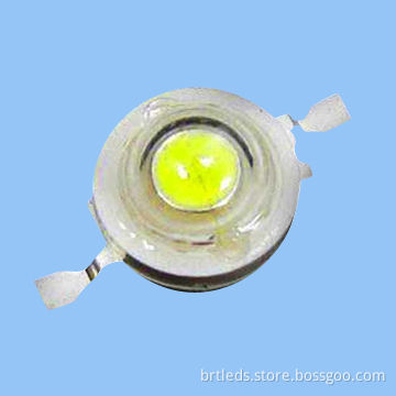 New 1W High-power LED, 4,745-7,040K, White Color, with 350mA Peak Current, 95lm